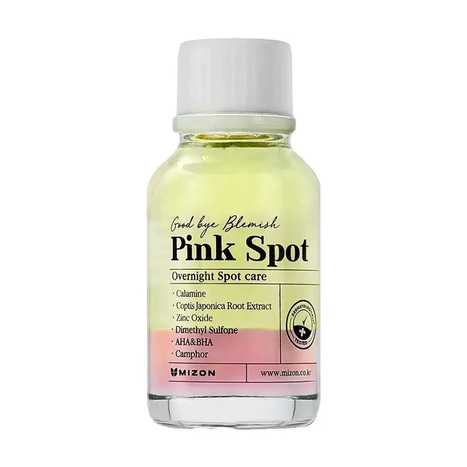 Punktveida līdzeklis pūtīšu novēršanai uz sejas Mizon Good Bye Blemish Pink Spot