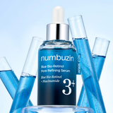 Serums poru samazināšanai Numbuzin No.3 Blue Bio-retinol Pore Refining Serum