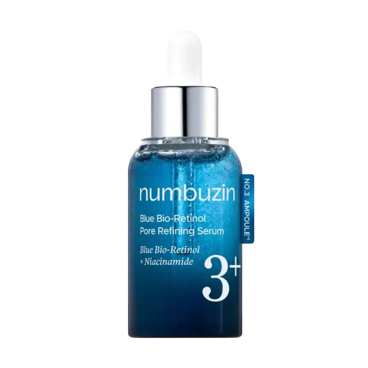 Serums poru samazināšanai Numbuzin No.3 Blue Bio-retinol Pore Refining Serum