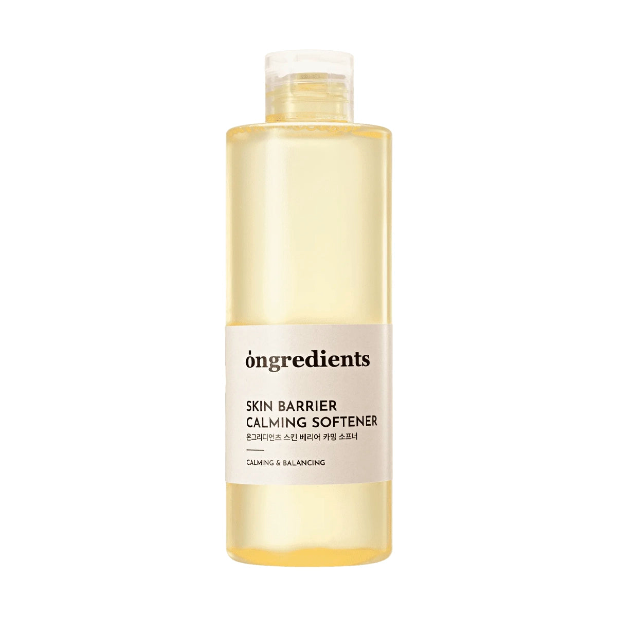 Nomierinošs Cica toneris Ongredients Skin Barrier Calming Softener