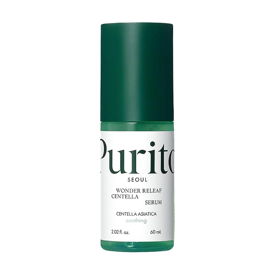 Mitrinošs serums ādas atjaunošanai ar Gotu kolu Purito Seoul Wonder Releaf Centella Serum
