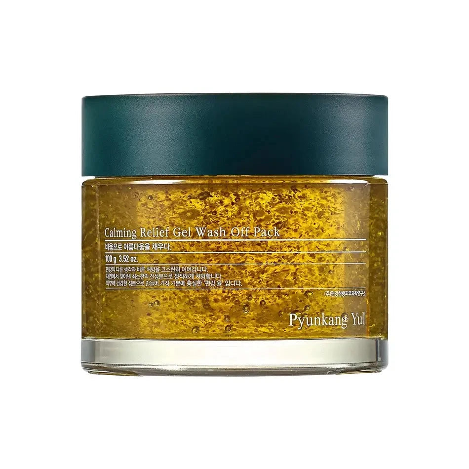Nomierinoša gelveida maska ar centellu Pyunkang yul Calming Relief Gel Wash Off Pack