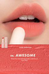 Gaisīga un matēta lūpu krāsa Rom&Nd Zero Matte Lipstick